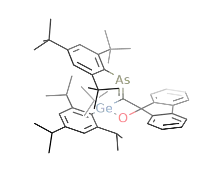 (((CH<sub>3</sub>)2CH)3C<sub>6</sub>H<sub>2</sub>)Ge(C(CH<sub>3</sub>)3)OC<sub>13</sub>H<sub>8</sub>CAsC<sub>6</sub>H<sub>2</sub>(C(CH<sub>3</sub>)3)3