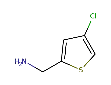 Molecular Structure of 214759-19-0 ((4-Chlorothiophen-2-yl)methanamine)