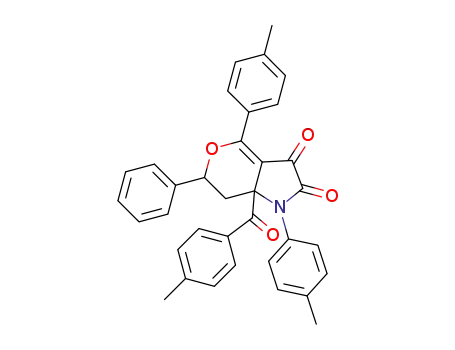 1,4-di(4-tolyl)-7a-(4-toluoyl)-6-phenyl-7,7a-dihydropyrano[4,3-b]pyrrole-2,3(1H,6H)-dione