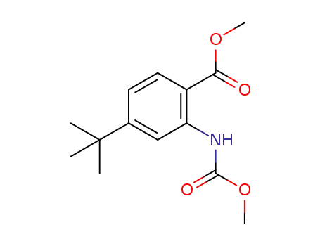methyl 4-tert-butyl-2-((methoxycarbonyl)amino)benzoate