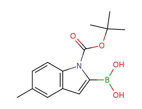 5-Methyl-1H-indole-2-boronic acid, BOC protected 97%