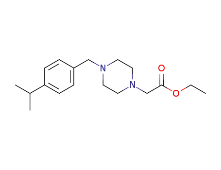 ethyl 2-(4-(4-isopropylbenzyl)piperazin-1-yl)acetate