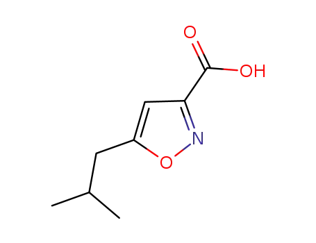 5-Isobutylisoxazole-3-carboxylic acid