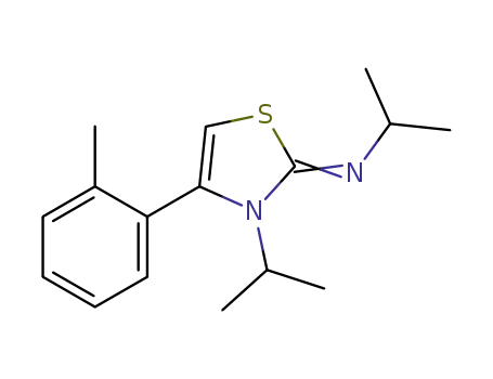 N-(3-isopropyl-4-(o-tolyl)thiazol-2(3H)-ylidene)propan-2-amine