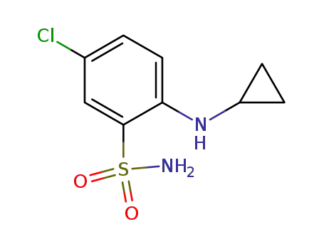5-chloro-2-cyclopropylaminobenzenesulfonamide