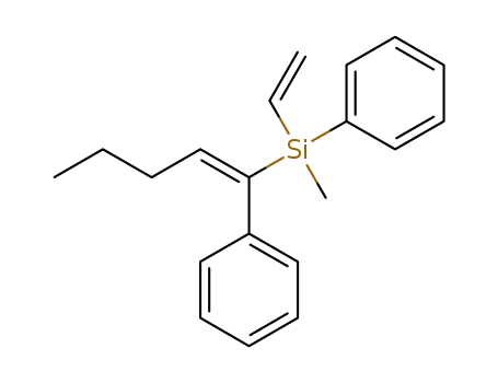 methyl(phenyl)((E)-1-phenylpent-1-enyl)(vinyl)silane