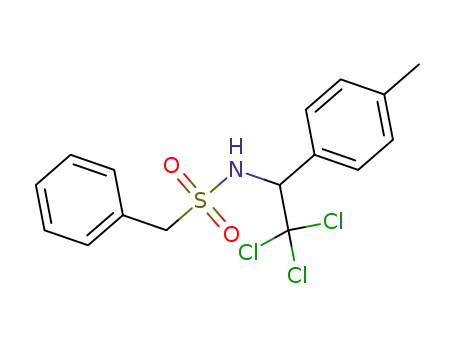 phenyl-N-[2,2,2-trichloro-1-(4-methylphenyl)ethyl]methanesulfonamide