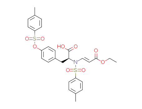 (S,E)-2-(N-(3-ethoxy-3-oxoprop-1-enyl)-4-methylphenylsulfonamido)-3-(4-(tosyloxy)phenyl)propanoic acid
