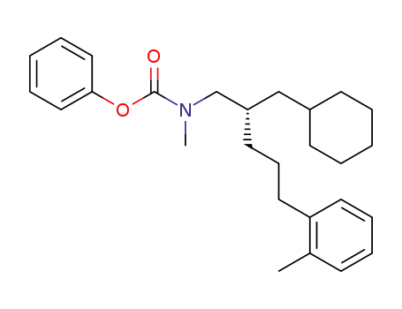 (S)-phenyl 2-(cyclohexylmethyl)-5-o-tolylpentyl(methyl)carbamate