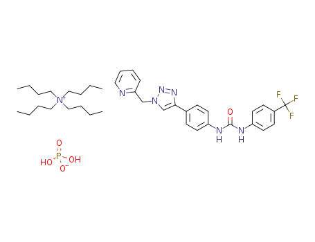 C<sub>16</sub>H<sub>36</sub>N<sup>(1+)</sup>*C<sub>22</sub>H<sub>17</sub>F<sub>3</sub>N<sub>6</sub>O*H<sub>2</sub>O<sub>4</sub>P<sup>(1-)</sup>