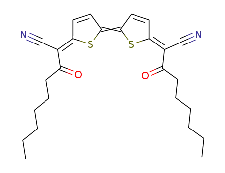 (5Z,5'Z)-5,5'-bis(α-cyano-α-heptanoylmethylene)-5,5'-dihydro-Δ2,2'-bithiophene
