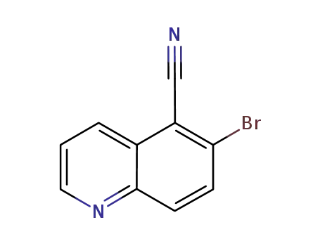 Molecular Structure of 1188365-70-9 (6-bromoquinoline-5-carbonitrile)