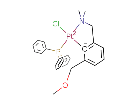 [platinum(II)chloride(PPh<sub>3</sub>)(o,o-C<sub>6</sub>H<sub>3</sub>(CH<sub>2</sub>NMe<sub>2</sub>)(CH<sub>2</sub>OCH<sub>3</sub>))]
