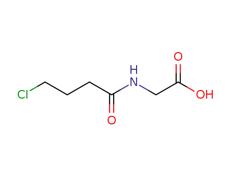 Molecular Structure of 64026-50-2 (N-(4-chlorobutanoyl)glycine)