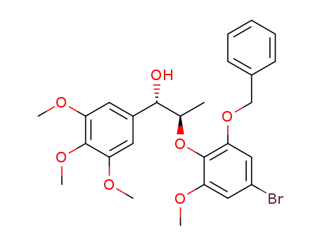 (1S,2R)-2-(2'-(benzyloxy)-4'-bromo-6'-methoxyphenoxy)-1-(3',4',5'-trimethoxyphenyl)propan-1-ol