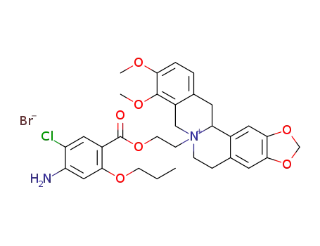 Molecular Structure of 1388193-53-0 (Br<sup>(1-)</sup>*C<sub>32</sub>H<sub>36</sub>ClN<sub>2</sub>O<sub>7</sub><sup>(1+)</sup>)