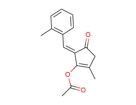 (Z)-2-methyl-5-(2-methylbenzylidene)-4-oxocyclopent-1-en-1-yl acetate