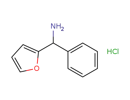 Molecular Structure of 53387-67-0 (C-FURAN-2-YL-C-PHENYL-METHYLAMINE HYDROCHLORIDE)