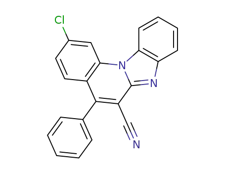2-chloro-5-phenylbenzimidazo[1,2-a]quinoline-6-carbonitrile
