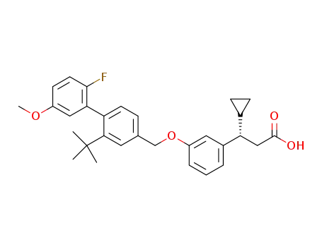 C<sub>30</sub>H<sub>33</sub>FO<sub>4</sub>