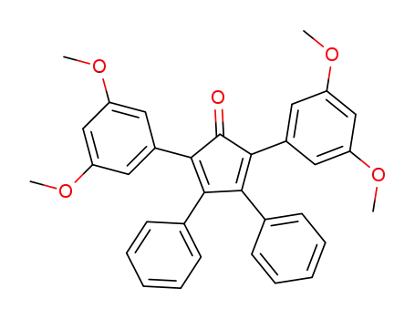 2,5-bis(3,5-dimethoxyphenyl)-3,4-diphenylcyclopentadienone