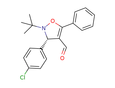(S)-2-tert-butyl-3-(4-chlorophenyl)-5-phenyl-2,3-dihydroisoxazole-4-carbaldehyde