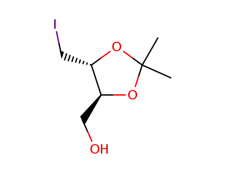 (4R,5S)-2,2-dimethyl-4-iodomethyl-5-hydroxymethyl-1,3-dioxolane