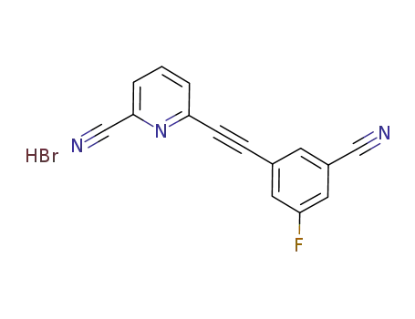 Molecular Structure of 1380072-87-6 (BrH*C<sub>15</sub>H<sub>6</sub>FN<sub>3</sub>)