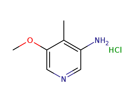 Molecular Structure of 1185094-00-1 (5-Methoxy-4-methylpyridin-3-amine hydrochloride)