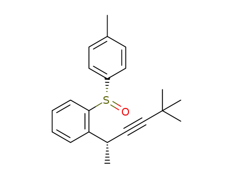 1-((S)-5,5-dimethylhex-3-yn-2-yl)-2-(S)-(p-tolylsulfinyl)benzene