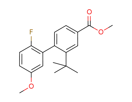 methyl 2-(1,1-dimethylethyl)-2'-fluoro-5'-(methyloxy)-1,1'-biphenyl-4-carboxylate