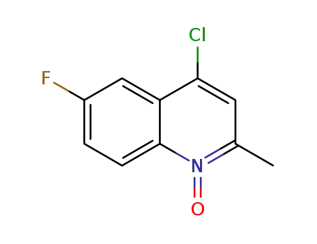 4-chloro-6-fluoro-2-methylquinoline 1-oxide
