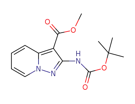 methyl 2-(tert-butoxycarbonylamino)pyrazolo[1,5-a]pyridine-3-carboxylate