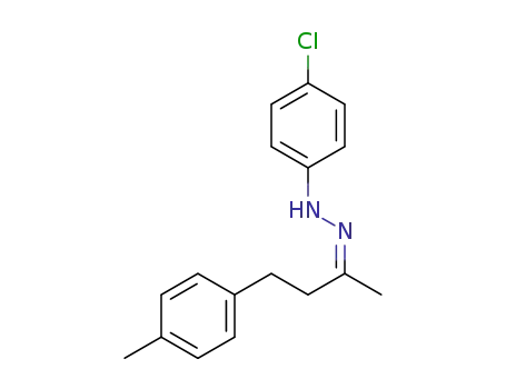 Molecular Structure of 1381772-17-3 ((Z)-1-(4-chlorophenyl)-2-(4-p-tolylbutan-2-ylidene)hydrazine)