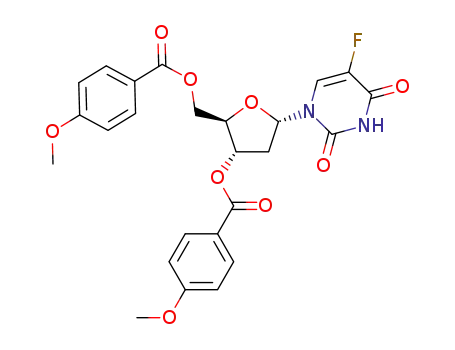 5-fluoro-1-(3',5'-di-O-p-methoxybenzoyl-2'-deoxy-D-ribofuranosyl)uracil