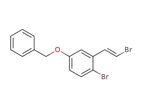 (E)-4-(benzyloxy)-1-bromo-2-(2-bromovinyl)benzene