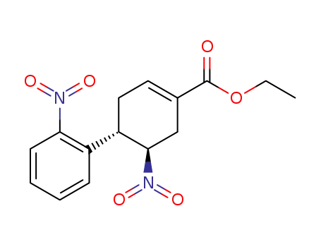 (4S,5R)-ethyl 5-nitro-4-(2-nitrophenyl)cyclohex-1-enecarboxylate