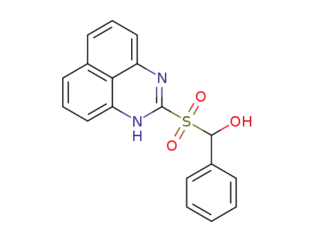 Molecular Structure of 1359940-01-4 (((1H-perimidin-2-yl) sulfony)(phenyl) methanol)