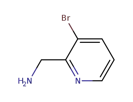 Molecular Structure of 1053053-92-1 (C-(3-BroMo-pyridin-4-yl)-MethylaMine)