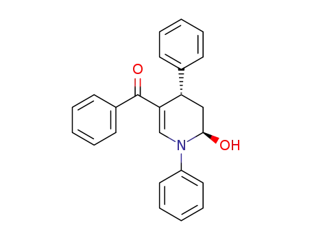 ((4S,6R)-6-hydroxy-1,4-diphenyl-1,4,5,6-tetrahydropyridin-3-yl)(phenyl)methanone