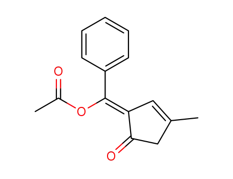 (Z)-(3-methyl-5-oxocyclopent-2-en-1-ylidene)(phenyl)methyl acetate