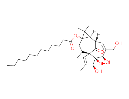 Dodecanoic acid ingenol ester CAS 54706-70-6