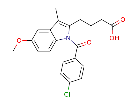 4-(1-(4-chlorobenzoyl)-5-methoxy-3-methyl-1H-indol-2-yl)butanoic acid