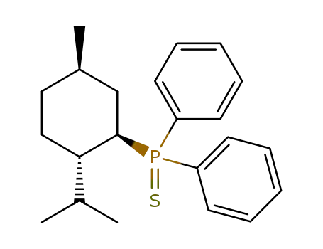 ((1R,2S,5R)-2-isopropyl-5-methylcyclohexyl)diphenylphosphine sulfide