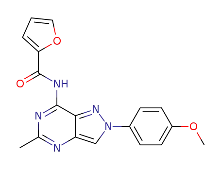 C<sub>18</sub>H<sub>15</sub>N<sub>5</sub>O<sub>3</sub>