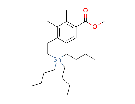 methyl (Z)-2,3-dimethyl-4-(2-(tributylstannyl)vin-1-yl)benzoate