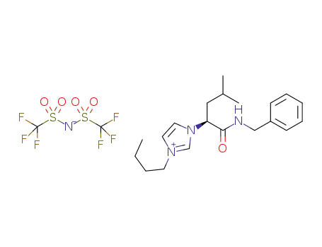 1-[(1S)-1-(benzylcarbamoyl)-3-methylbutyl]-3-butyl-1H-imidazol-3-ium triflamide