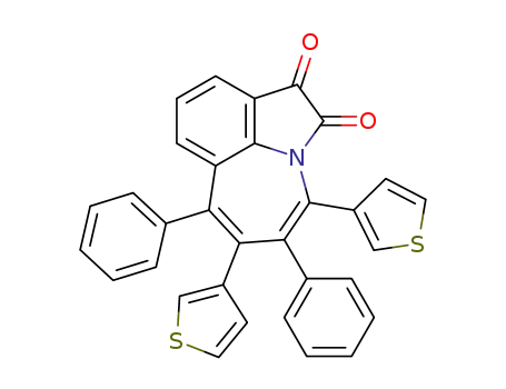 5,7-diphenyl-4,6-bis(thiophen-3-yl)azepino[3,2,1-hi]indole-1,2-dione