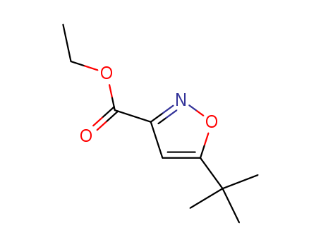 3-Isoxazolecarboxylicacid, 5-(1,1-dimethylethyl)-, ethyl ester                                                                                                                                          