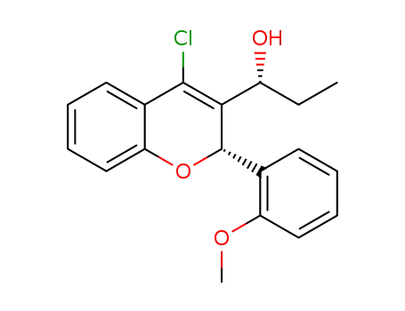(2S,1'R)-4-chloro-3-(1'-hydroxypropyl)-2-(2'-methoxyphenyl)-2H-chromene
